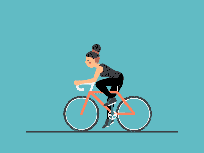 Biking Cyclist Fitness Ride GIF