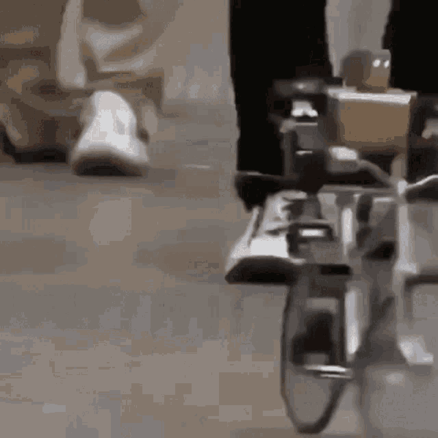 Biking Robot Machine GIF