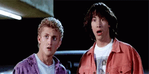 Bill And Ted Amazed GIF