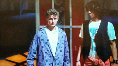 Bill And Ted Paly Missing Guitar GIF