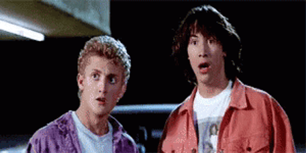 Bill And Ted Amazed GIF