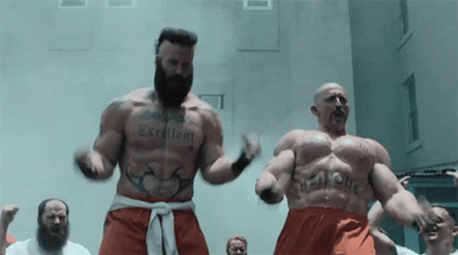 Bill And Ted Body Builder GIF