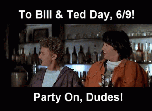 Bill And Ted Party Dudes GIF