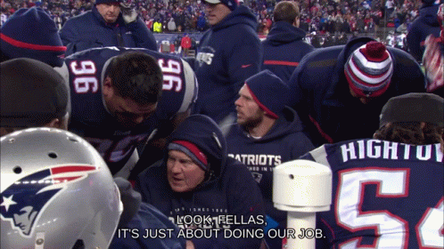 Bill Belichick Look Fellas GIF