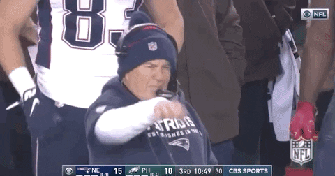 Bill Belichick Tell His Team To Move Fast GIF