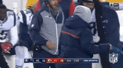 Bill Belichick Throw His Play Board GIF
