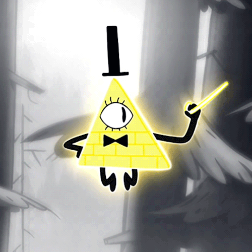 Bill Cipher Playing His Wand GIF