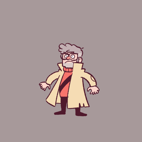 Bill Cipher Surrounded By Pyramids Saying Well GIF