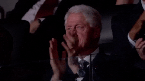 Bill Clinton Clapping GIF