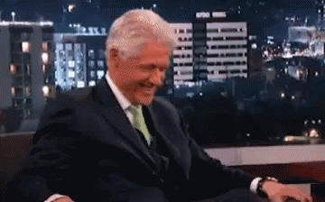 Bill Clinton Laughing Out Loud GIF