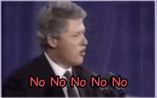 Bill Clinton No GIF
