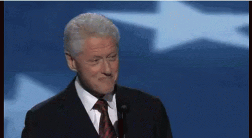 Bill Clinton Oh My God I Love You GIF