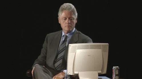 Bill Clinton Tag Computer GIF