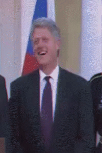 Bill Clinton Tear Of Joy GIF