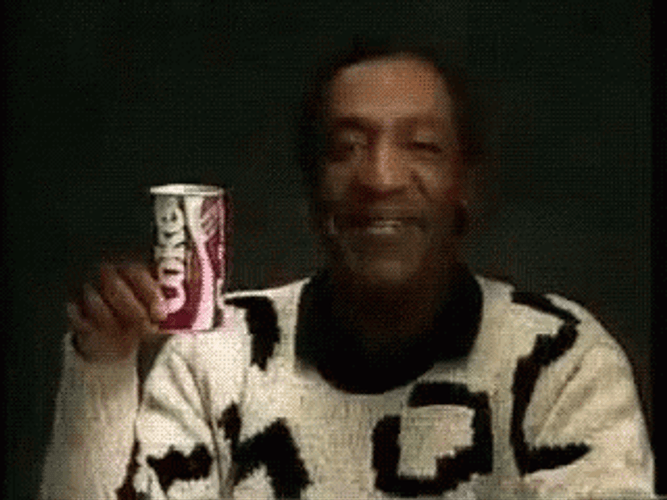 Bill Cosby Having A Drink GIF