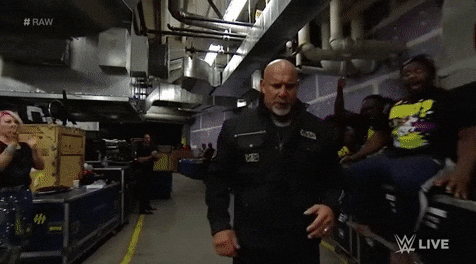 Bill Goldberg Casual Relaxed Walk GIF
