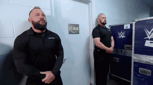 Bill Goldberg Commanding Walk Out GIF