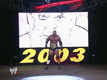 Bill Goldberg Dramatic Entrance Fireworks GIF