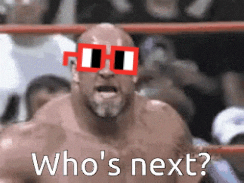 Bill Goldberg Funny Shades Face App GIF