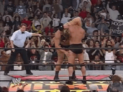 Bill Goldberg Jackhammer The Giant GIF