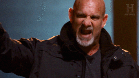 Bill Goldberg Provoking Side Pointing GIF