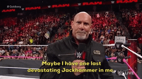 Bill Goldberg Screaming On Camera GIF