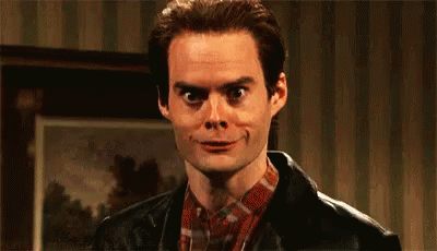 Bill Hader Scary Face GIF