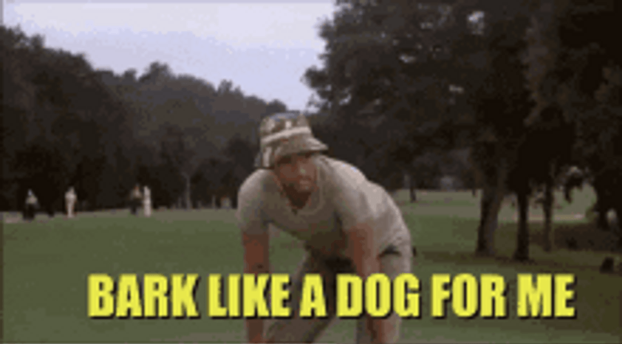 Bill Murray Caddyshack Bark Like A Dog GIF