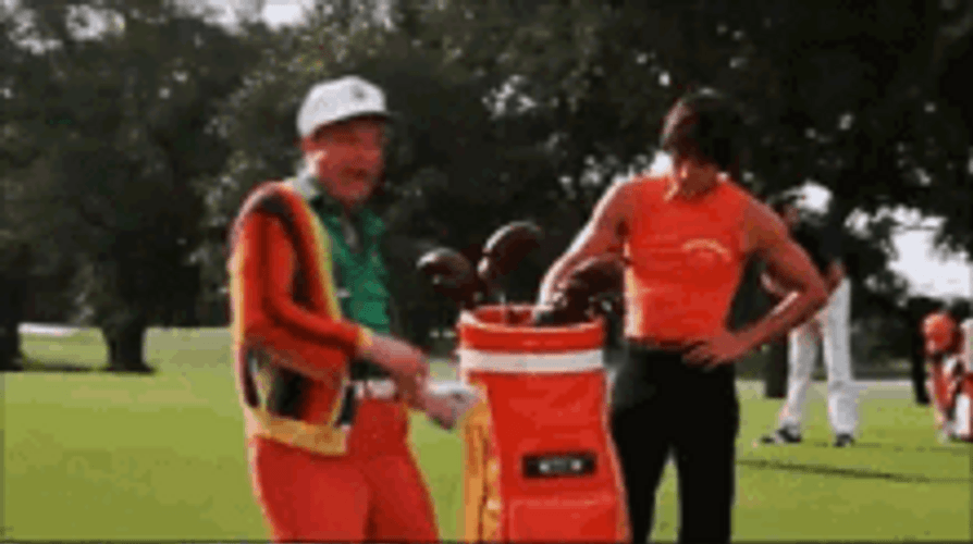Bill Murray Caddyshack Playing Golf GIF