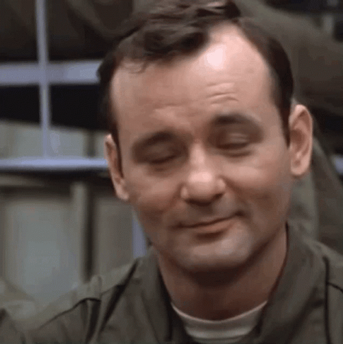 Bill Murray Timid Smile GIF