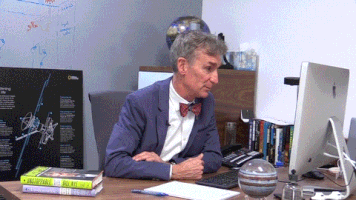 Bill Nye Chuckle GIF