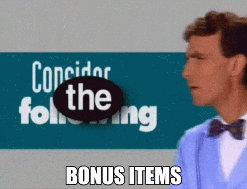 Bill Nye Consider The Following Bonus Items GIF