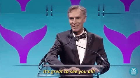 Bill Nye It's Great To See You All GIF