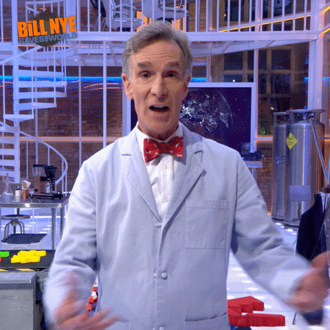 Bill Nye Mouthing The Word Science GIF