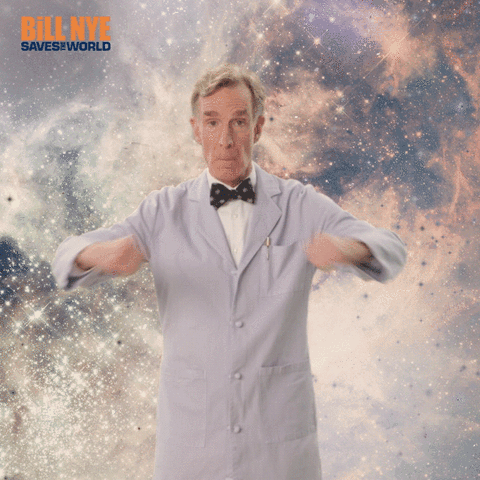 Bill Nye Wooh Wiggling Fingers GIF