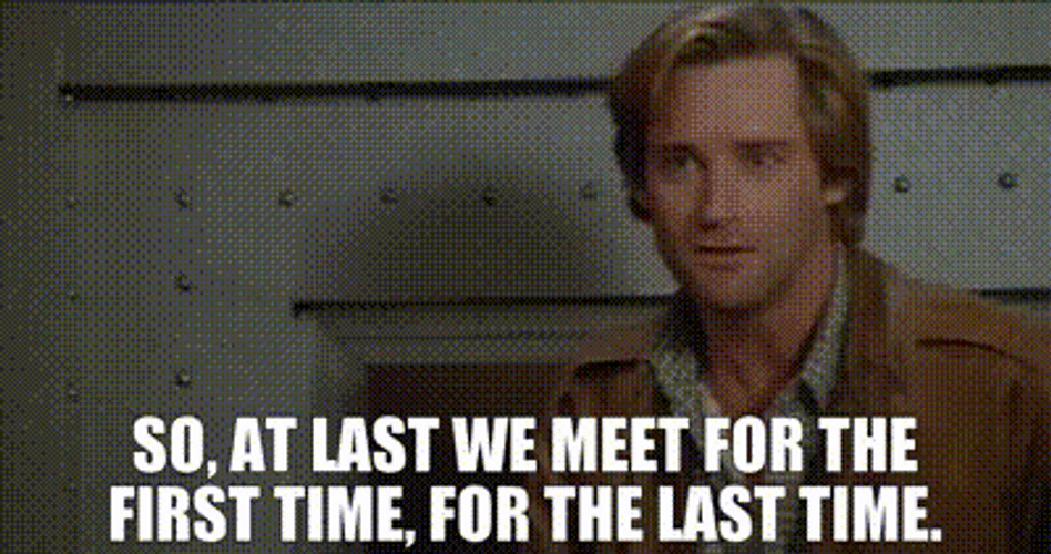 Bill Pullman At Last We Meet For The First Time GIF