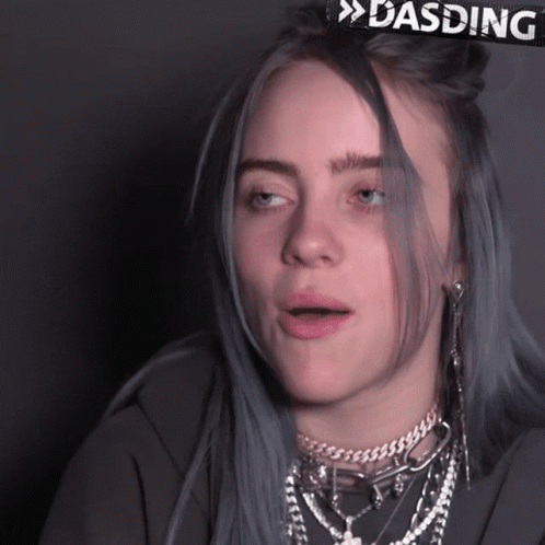 Billie Eilish Black Hoodie Necklaces Dasding Sign