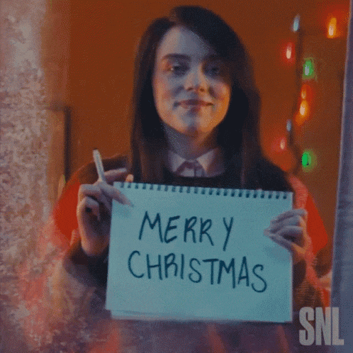 Billie Eilish Christmas Gif GIF