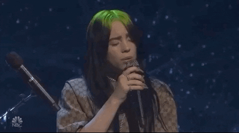Billie Eilish Lovely Singing GIF