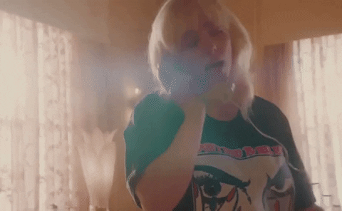 Billie Eilish Taking Phone Call GIF