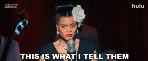 Billie Holiday I Tell Them GIF