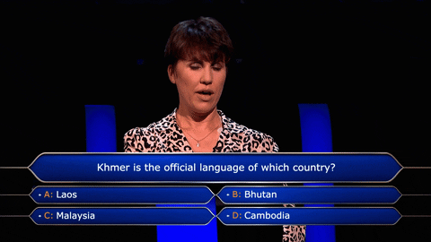 Billion Dollar Bhutan Question GIF