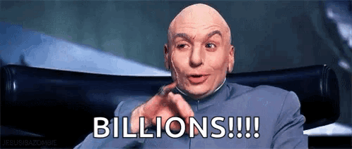 Billions Dr Evil One Million Dollars GIF