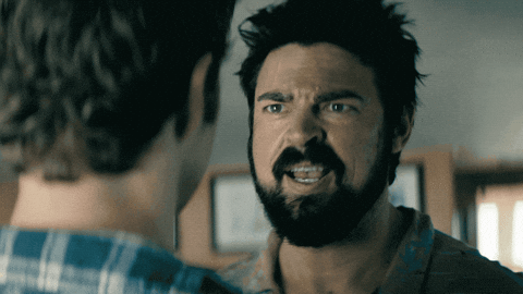 Billy Butcher I Just Won't Do It GIF