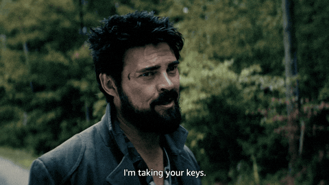 Billy Butcher I'm Taking Your Keys GIF