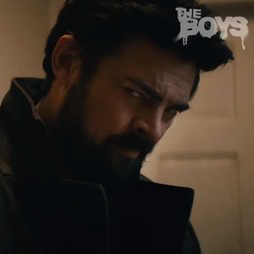 Billy Butcher Scary Stare GIF