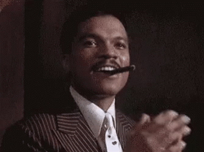 Billy Dee Williams Round Of Applause  GIF
