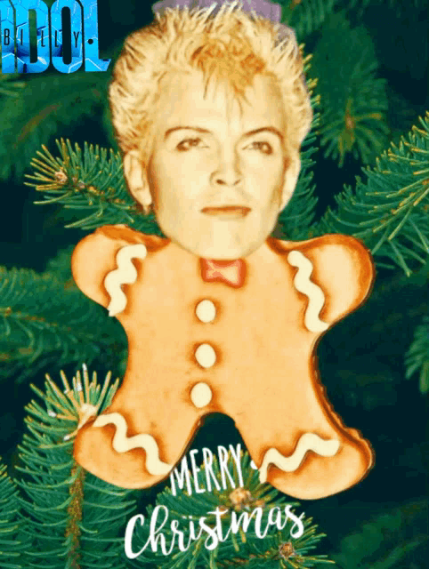 Billy Idol Merry Christmas Gif GIF