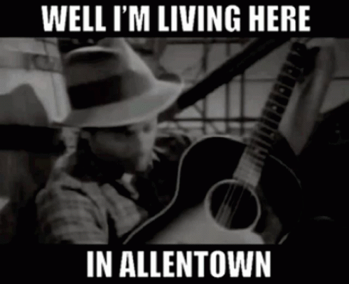 Billy Joel Living In Allentown GIF