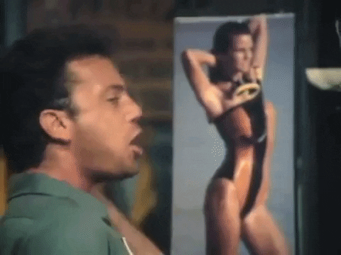 Billy Joel Music Video Uptown Girl GIF